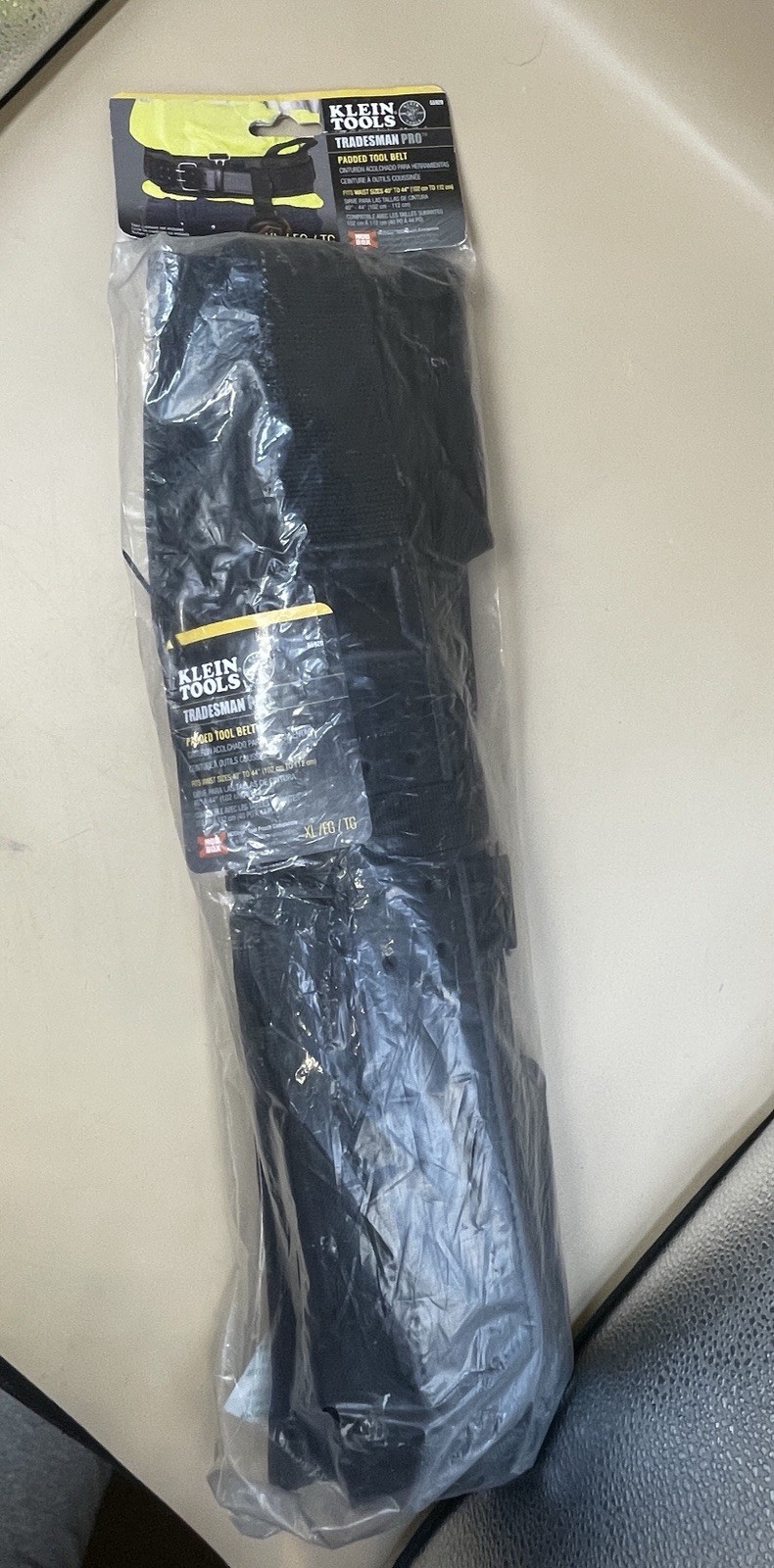 Klein Tools 55920 Tradesman Pro™ Padded Tool Belt – XL/EG/TG Waist Sz 40″-44″