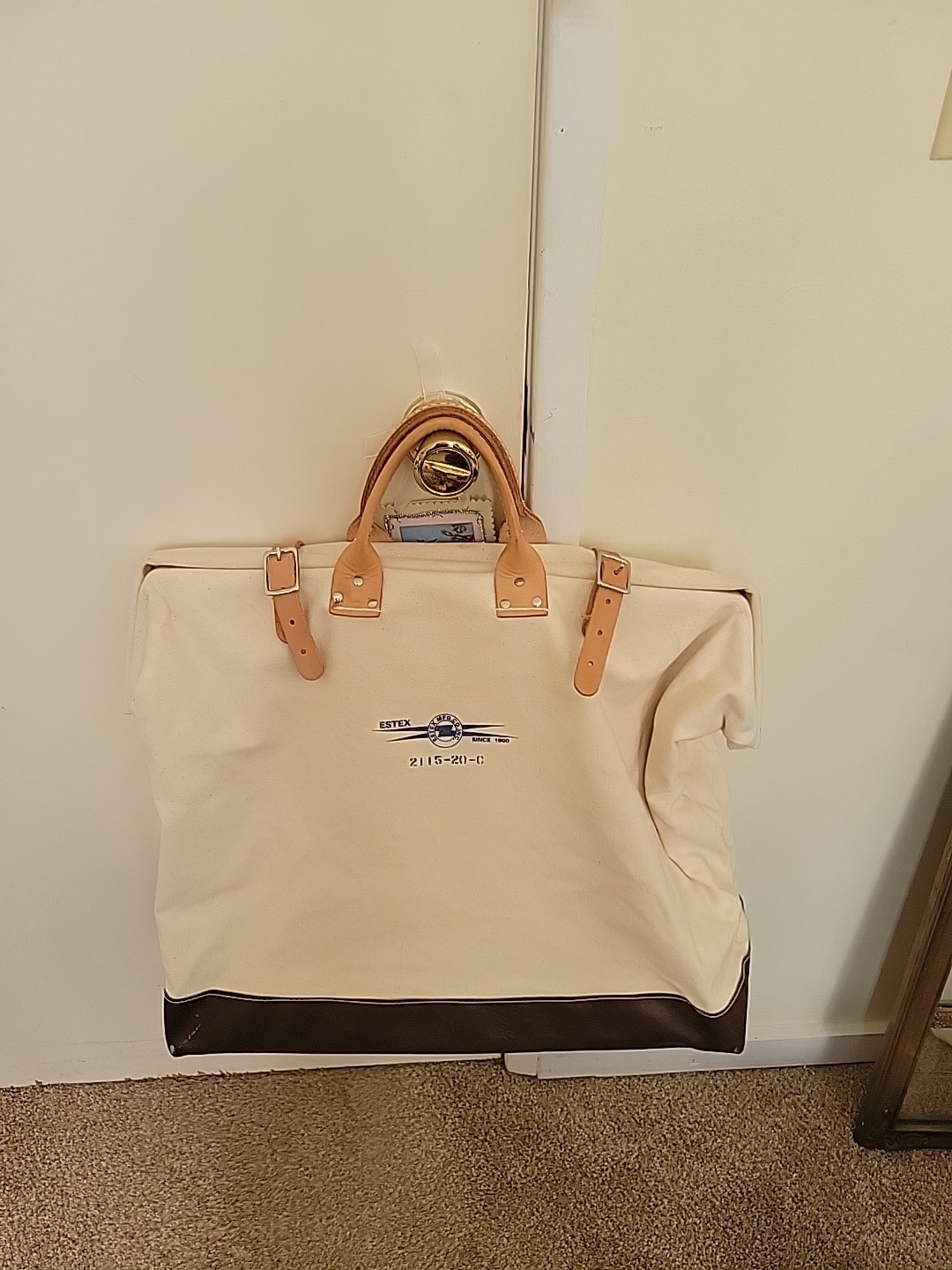 Estex Standard Heavy Canvas Tool Bags Large Lineman Bag Clean