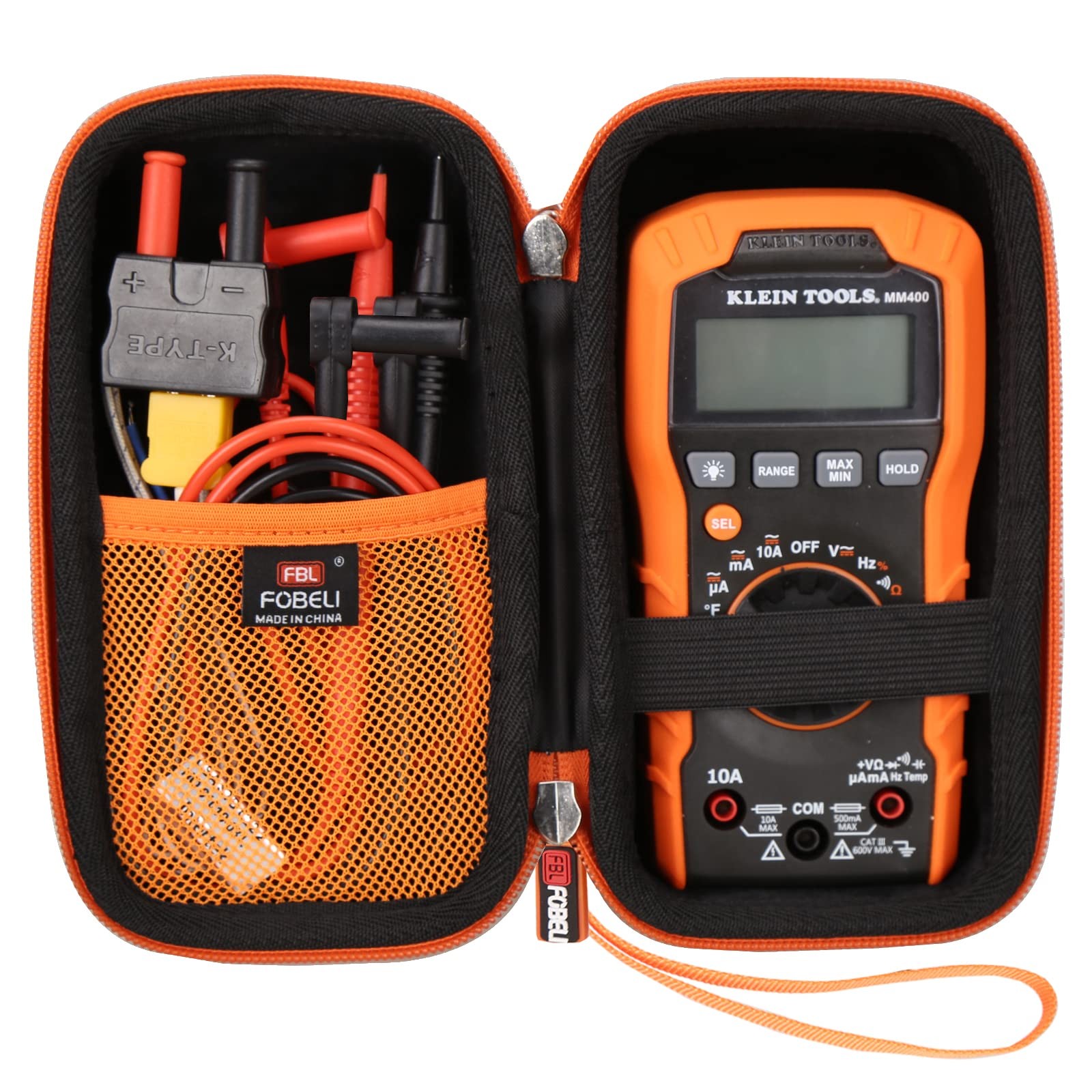 Hard Travel Case for Klein MM300 MM325 MM400 MM420 Multimeter Protective Storage