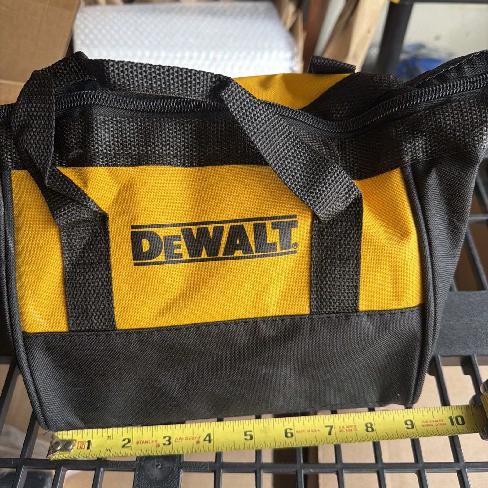DeWalt 9″ X 9″ X 8″ Small Canvas Tool Bag.