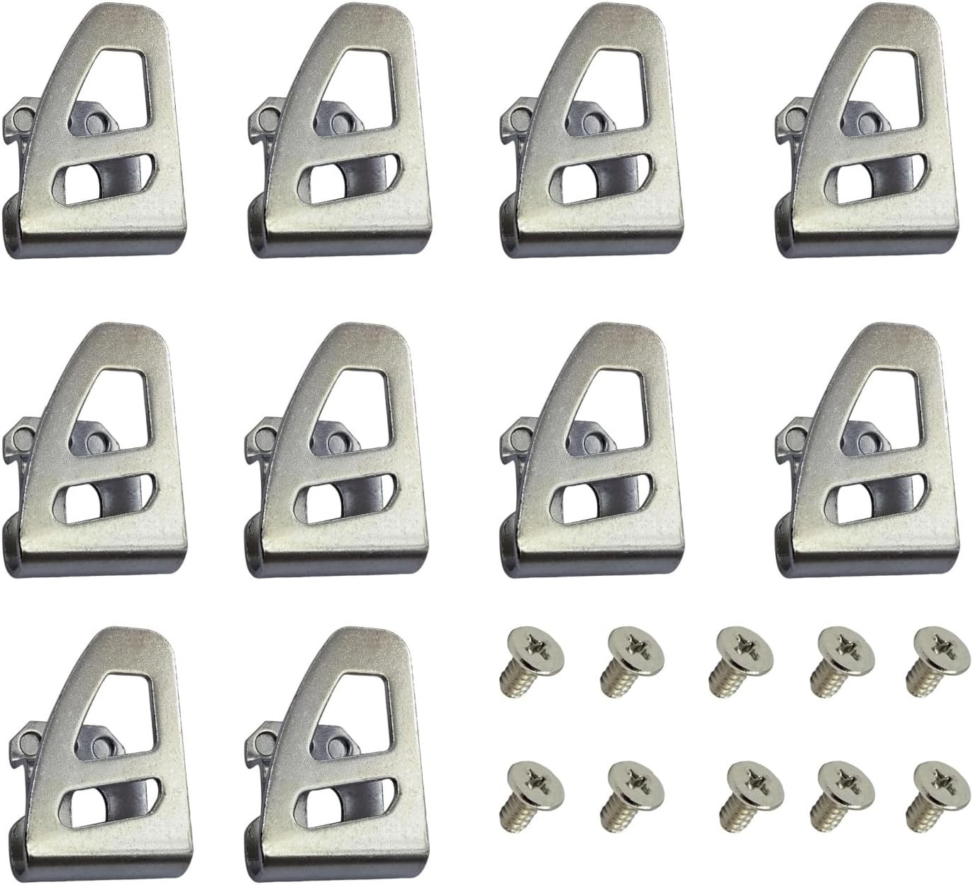 Secure Your Milwaukee Tools: 10PCS Stainless Steel Belt Clips & Screws Included