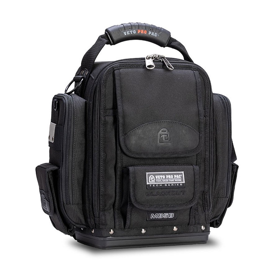Veto Pro Pac MB5B BLACKOUT Meter Bag Base and Removable Backpack Straps