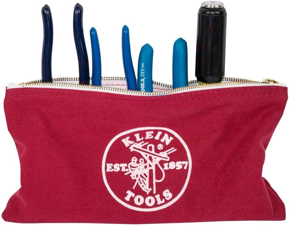 Heavy-Duty Zipper Utility Bags – 4-Pack Canvas Tool Bags for Professionals