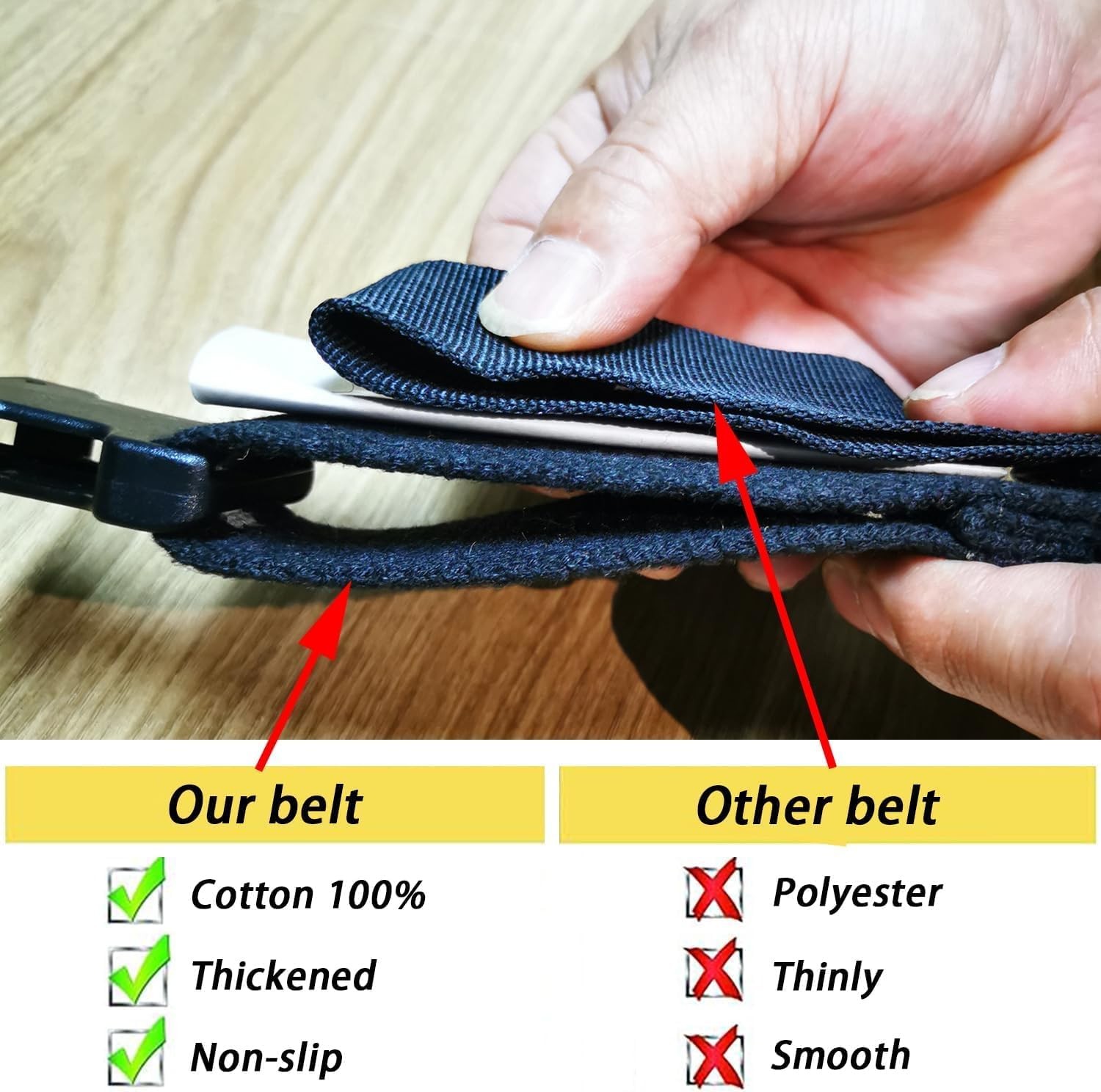 Adjustable Heavy-Duty Leather Tool Belt Suspenders for Work and Construction
