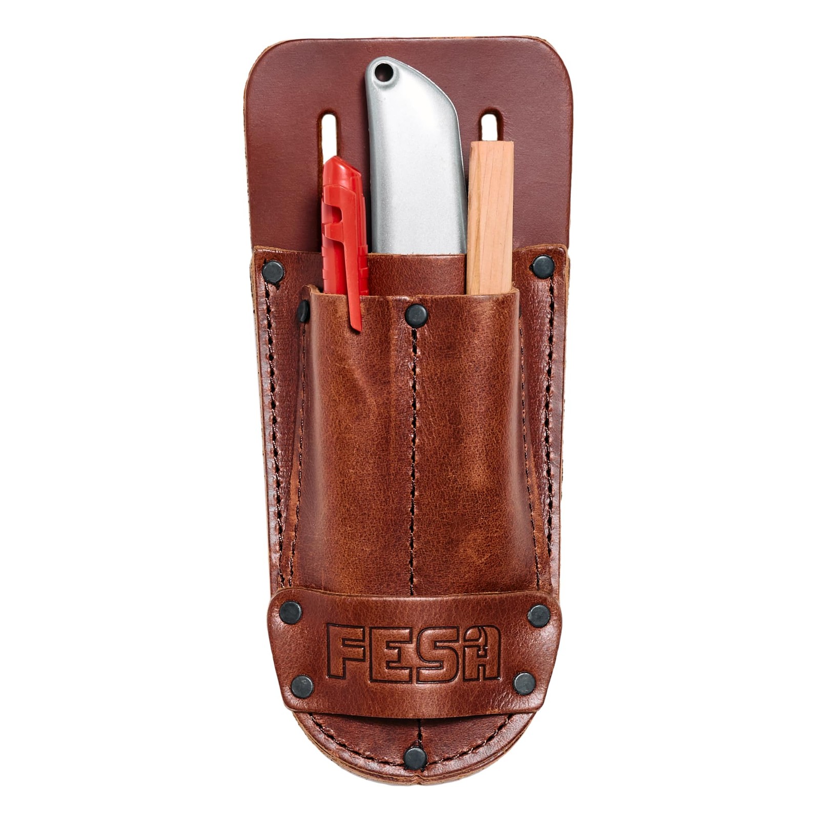 Leather Utility Knife Pouch – Full Grain Leather Knife Pouch for Belt with 2 …