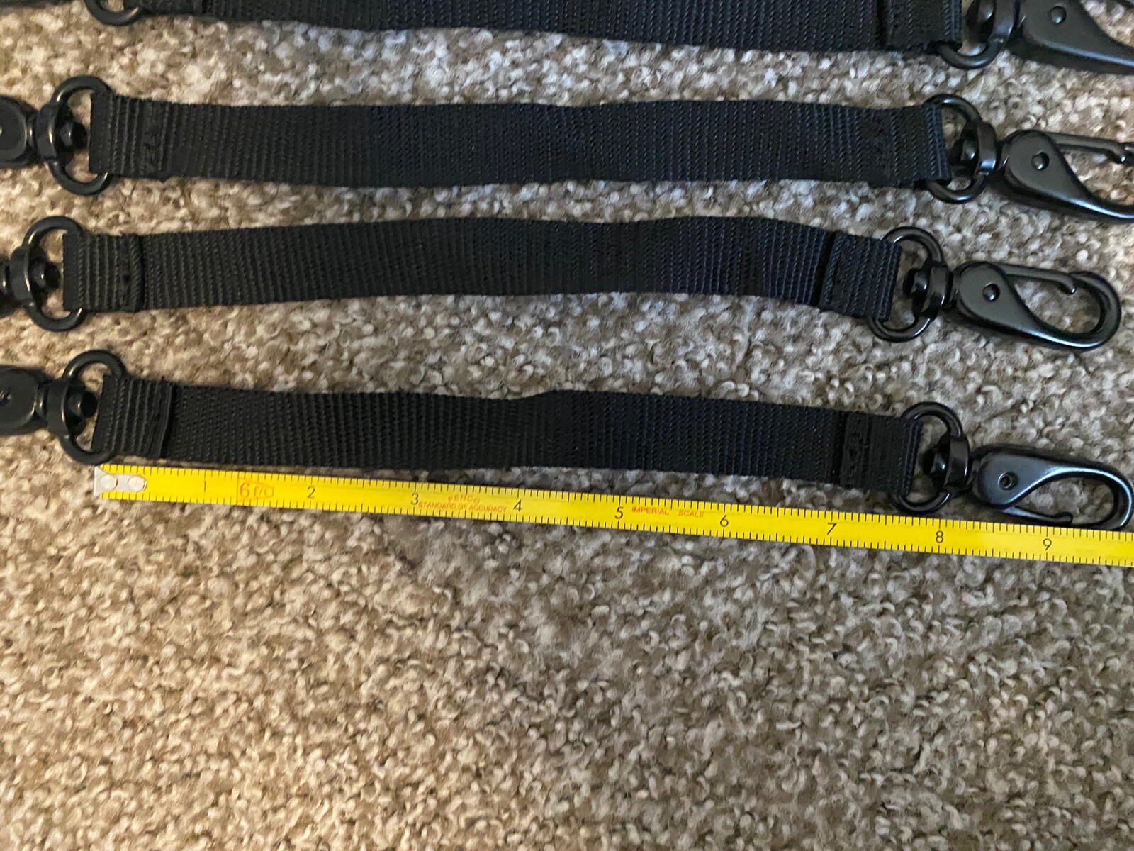 Electrical Tape Strap Holder Thong Swivel Clip, 5 Pack NEW