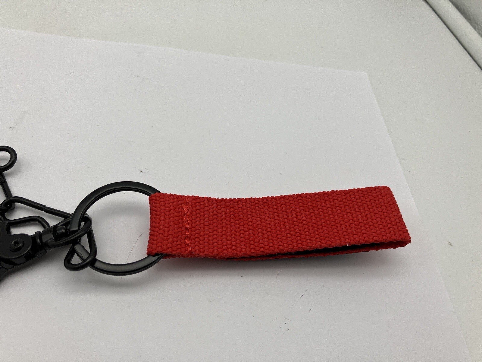 Tape Thong for Tool Belt Or Bag Electricians Tape Holder Chain Red Belts To 2.5″