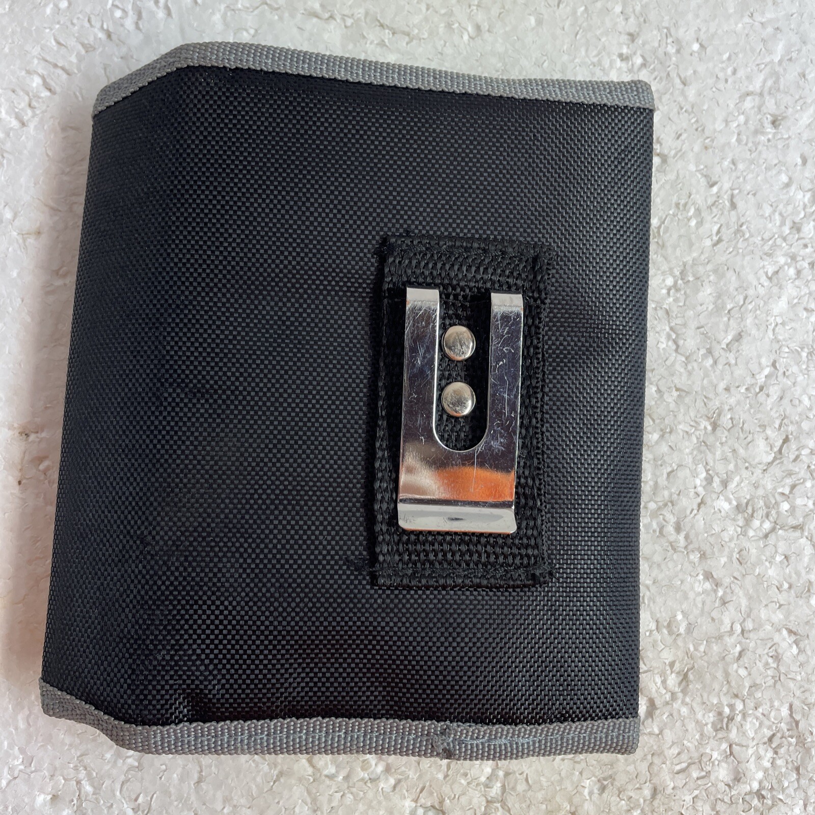 Kobalt Multi Tool Belt Clip on Pouch – Used, Black, Hook and Loop, With Few Bits