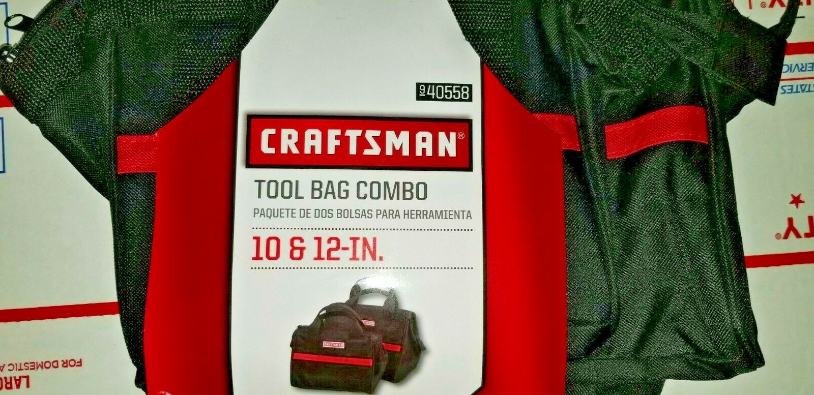 Craftsman Tool Bag 10 12 13 18″ Combo 40558 + 37537, 4 Bags Bolsas Read Info