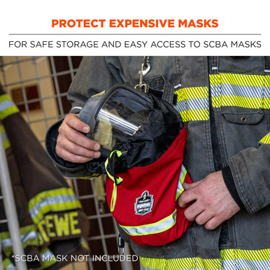 5080 Red Scba Mask Bag – Drawstring – 13080