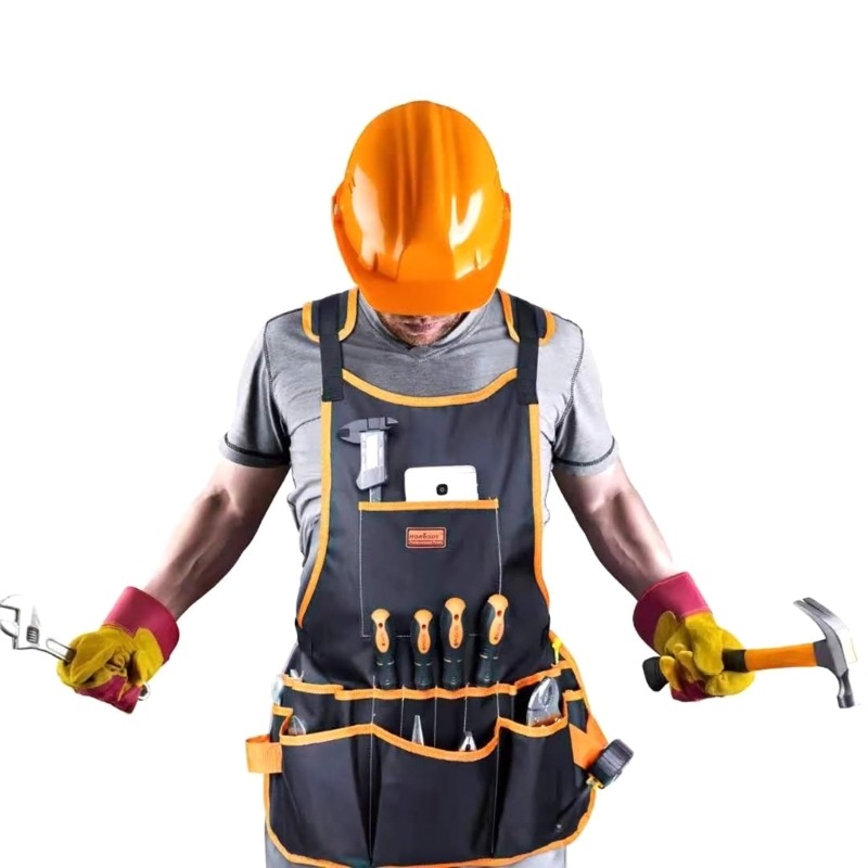 Tools Bag Tool Storage Apron Sturdy and Waterproof 600D Oxford Cloth Tool Holder