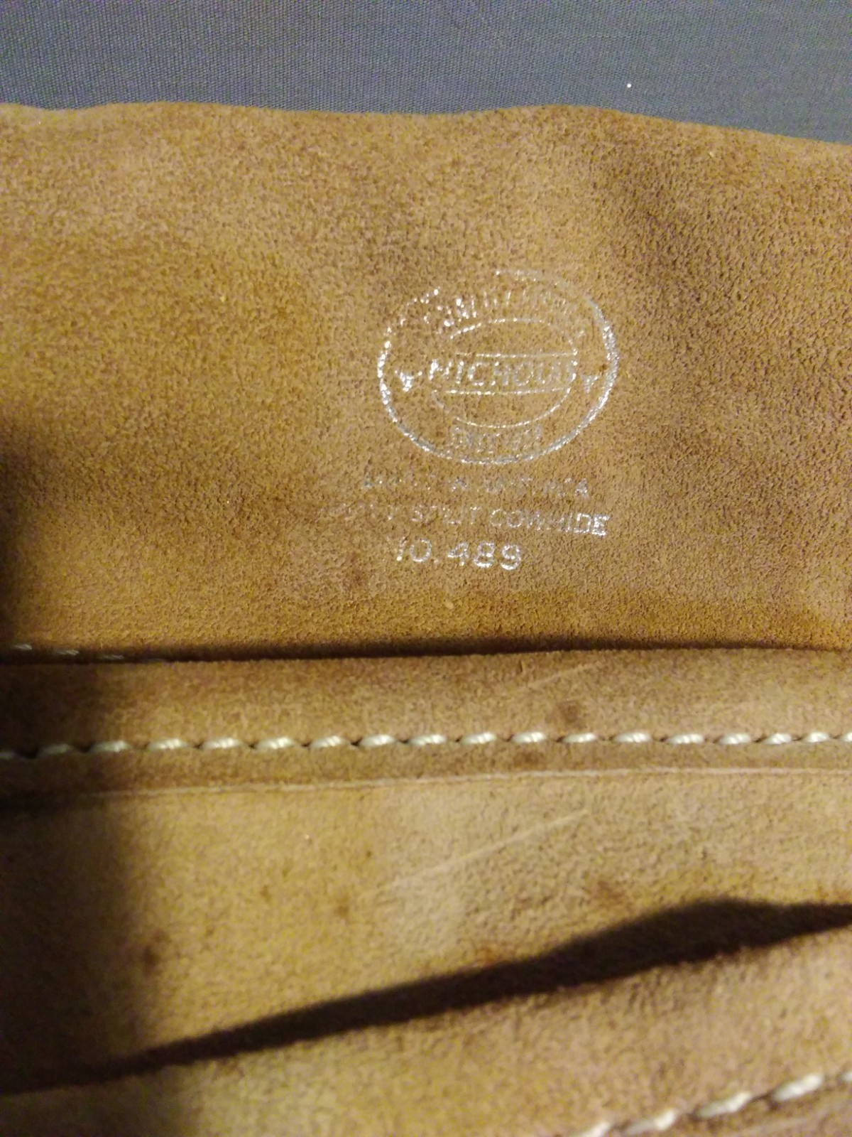 Nicholas 489 Heavy Split Cowhide Leather Carpenter Tool Belt Pouch Holder Bag