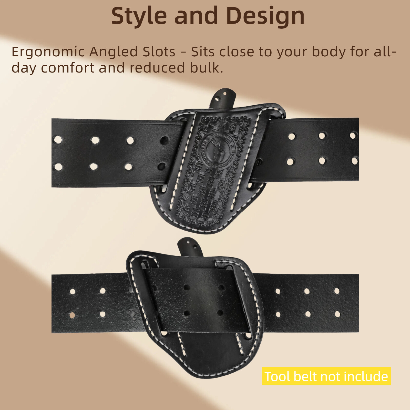 Tourbon Leather Pocket Knife Sheath EDC Belt Carry Pouch Folding Knives Case USA