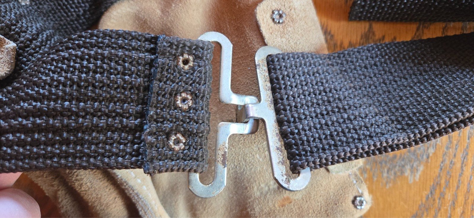 SIERRA Genuine Suede Leather Tool Belt S245X – Light Tan Leather Length 46”