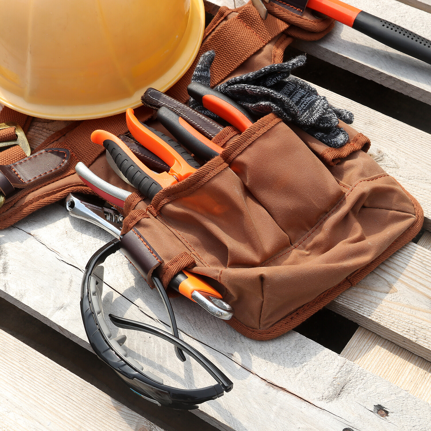 TOURBON Framer Workshop Tools Rig Belt Harness Pack Carpenter Drill Carry Case