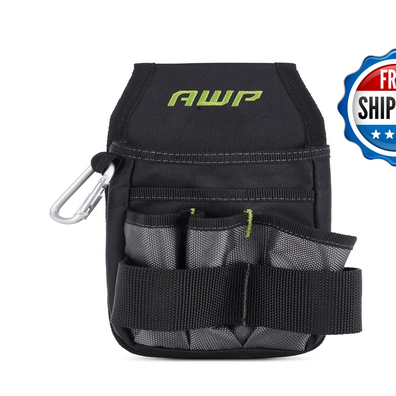Awp Organizer Tool Pouch 7 Pockets Loops For Tool Organization Heavy-Duty Metal