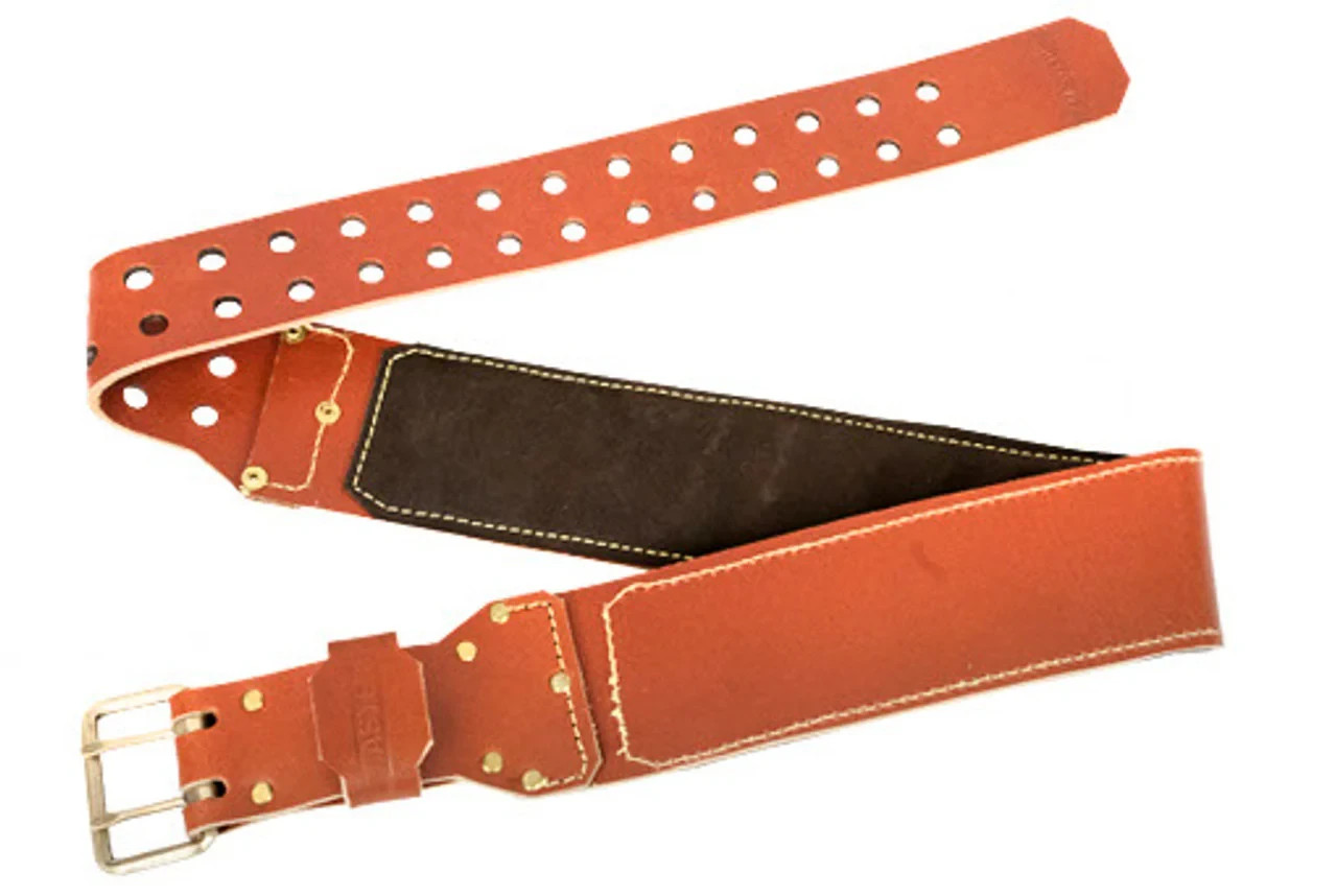 Work Belt McGuire-Nicholas, 1DM-529-M Leather With Roller Heavy Duty Buckle
