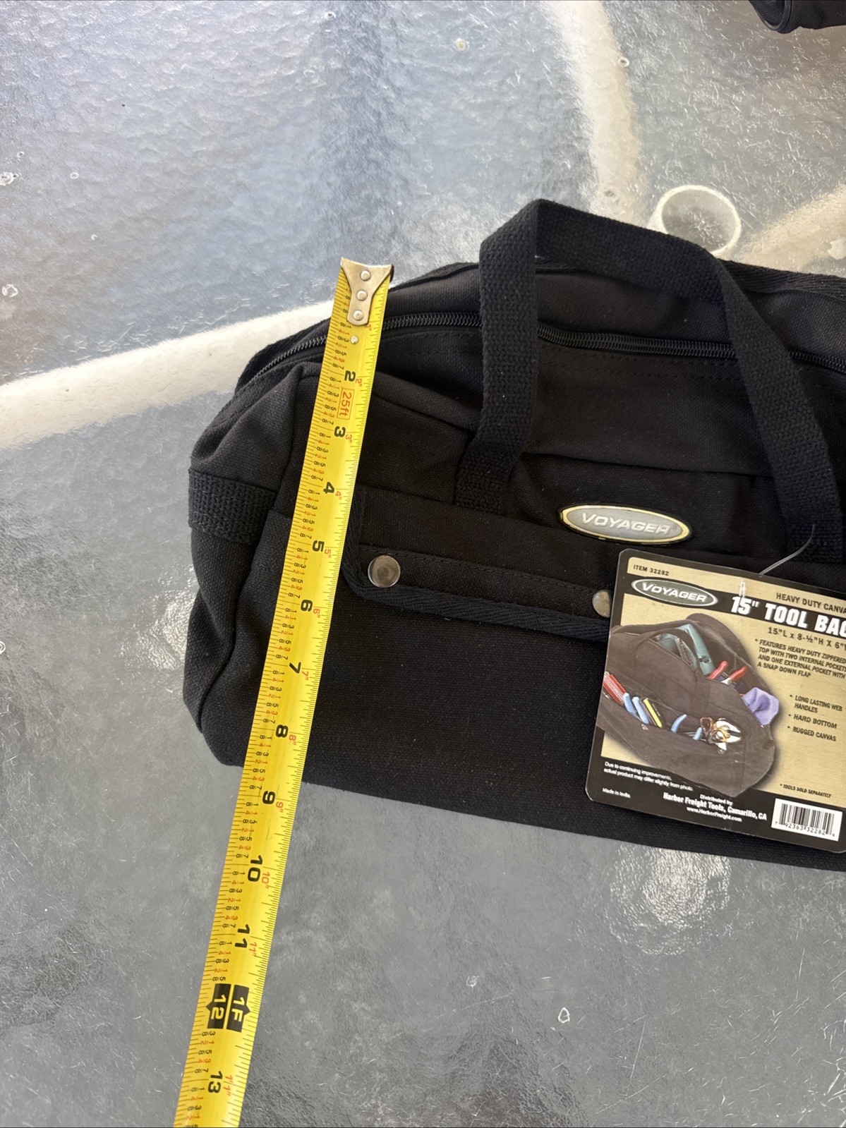 Voyager 15” Tool Bag Heavy Duty Canvas New Unused Tool Storage Bag