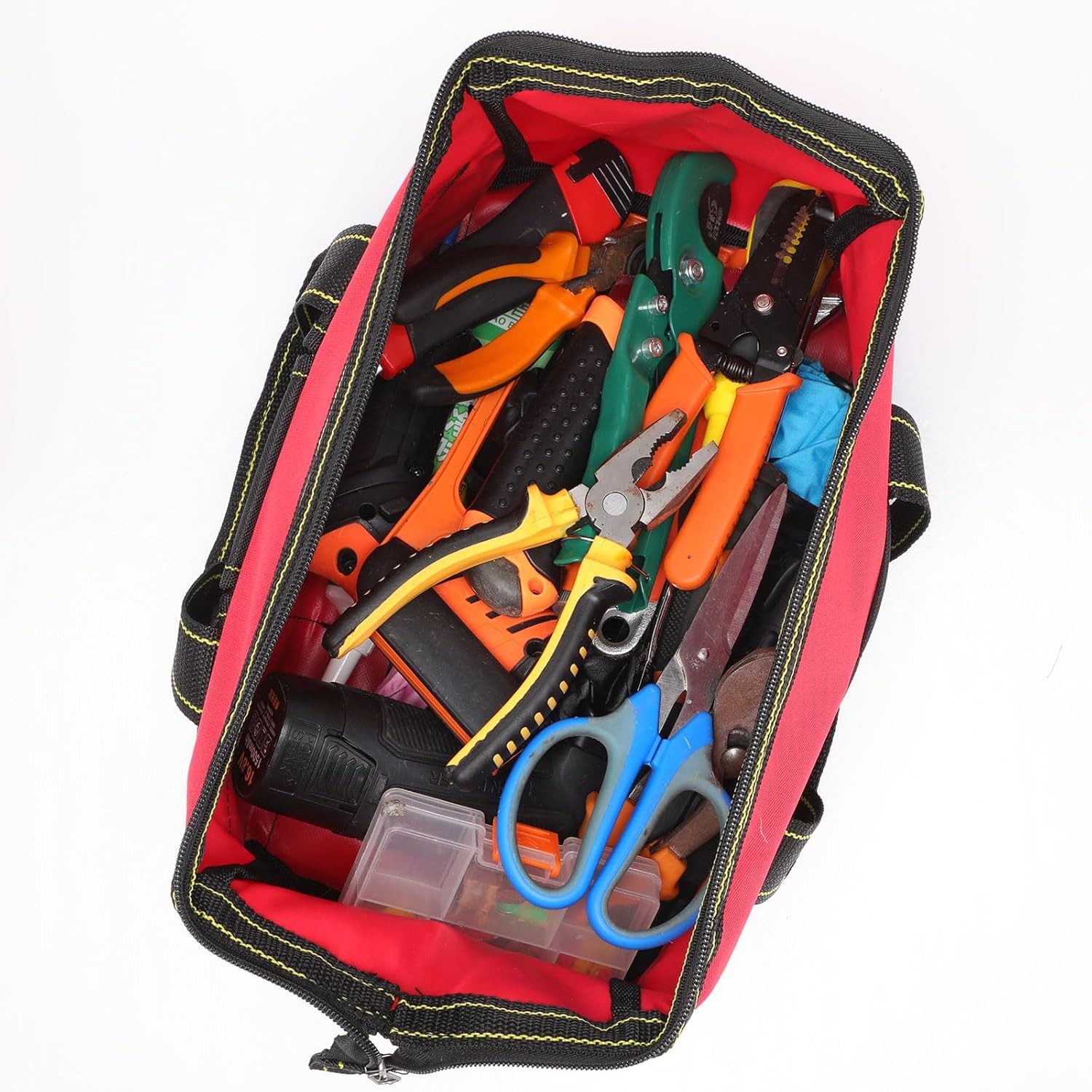 Sanwuta 3 Pack Tool Bag for Men with Waterproof Hard Bottom