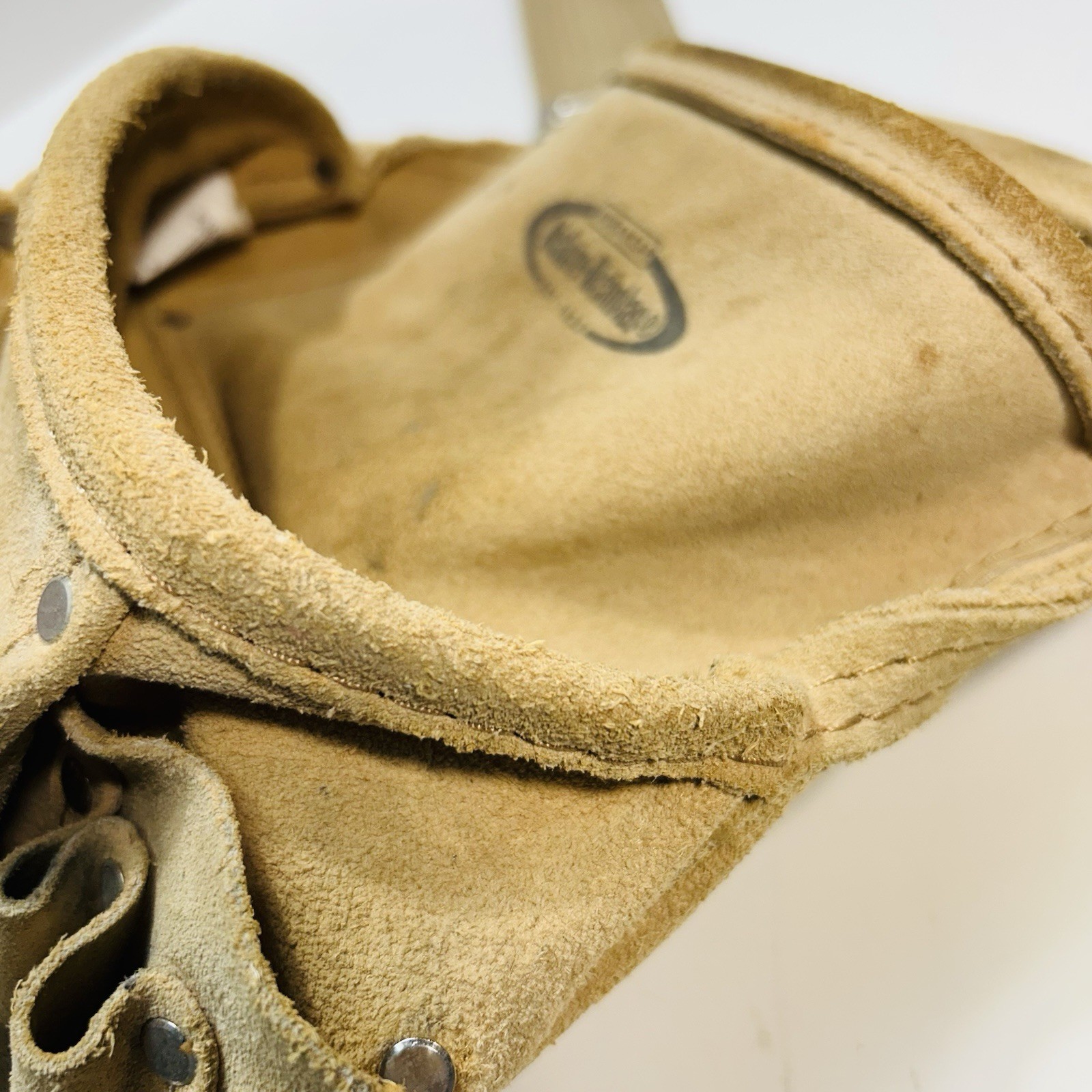 McGuire Nicholas Split Leather Tool Pouch Belt Carpenter Electrician Gear