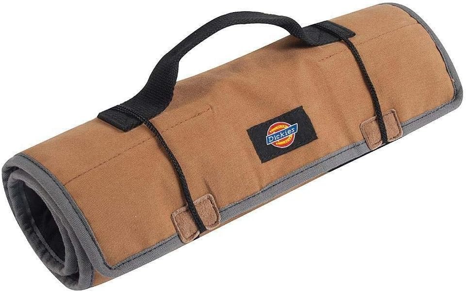 Small Wrench Screwdriver Organizer Roll Canvas 16 Pockets Tool Storage