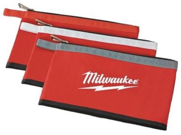 Milwaukee 48-22-8193 3 Pk Zipper Pouches