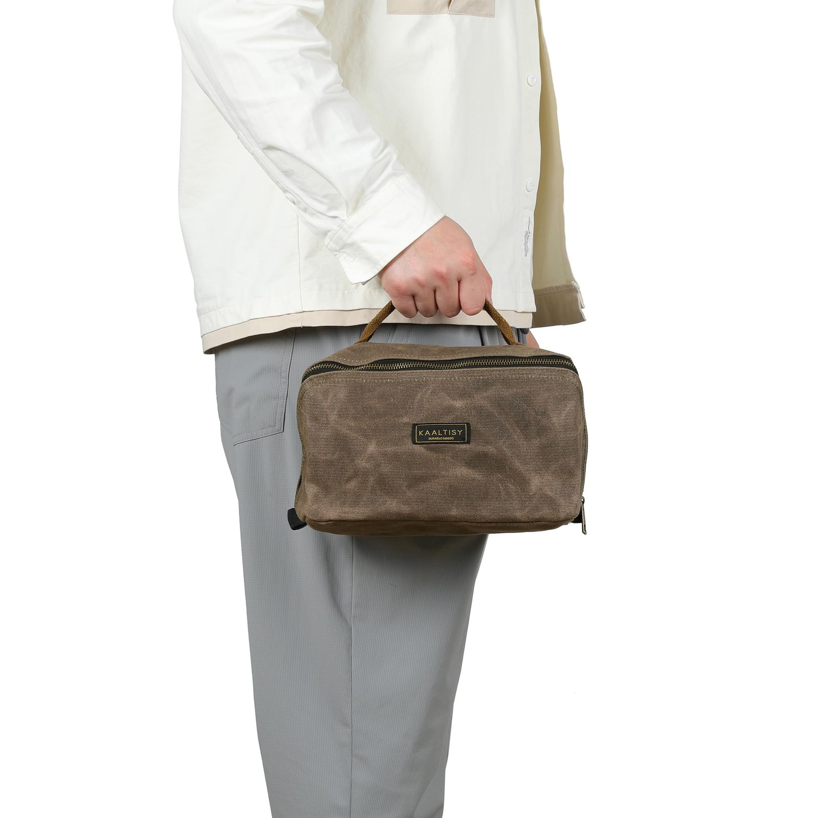Canvas Tool Bag 16 OZ Waxed Canvas 9.5″L x 10.5″W x 5.5″H – Tool Storage