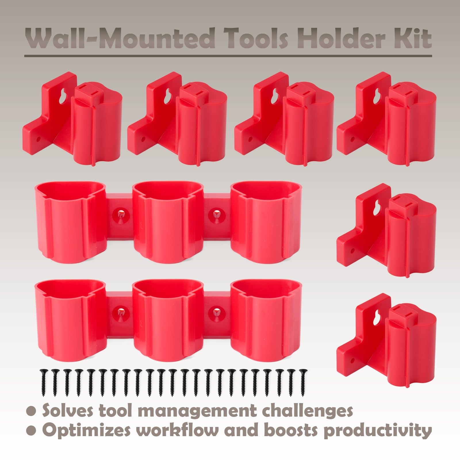 Tool Holders and Battery Holder Compatible with Milwaukee M12 12V Electric Dr…