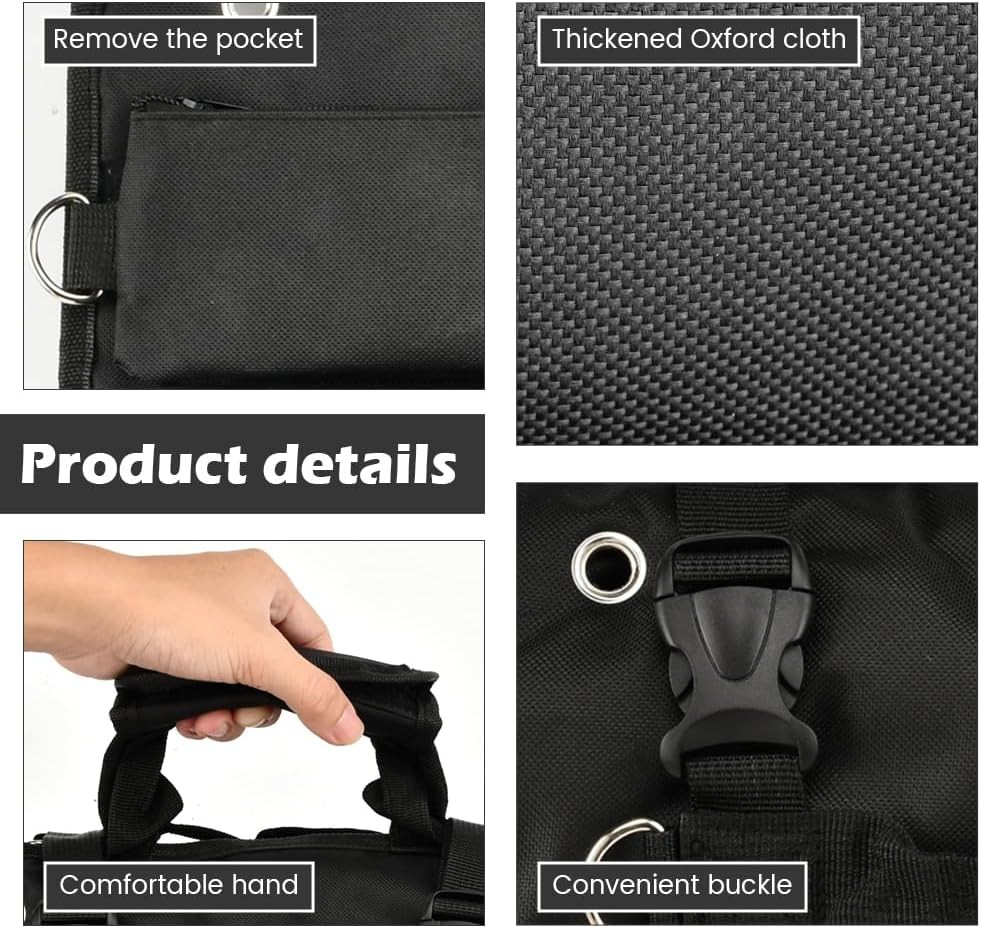 Heavy Duty Roll Up Tool Organizer for Mechanics RV & Motorcycle Storage Roll Bag