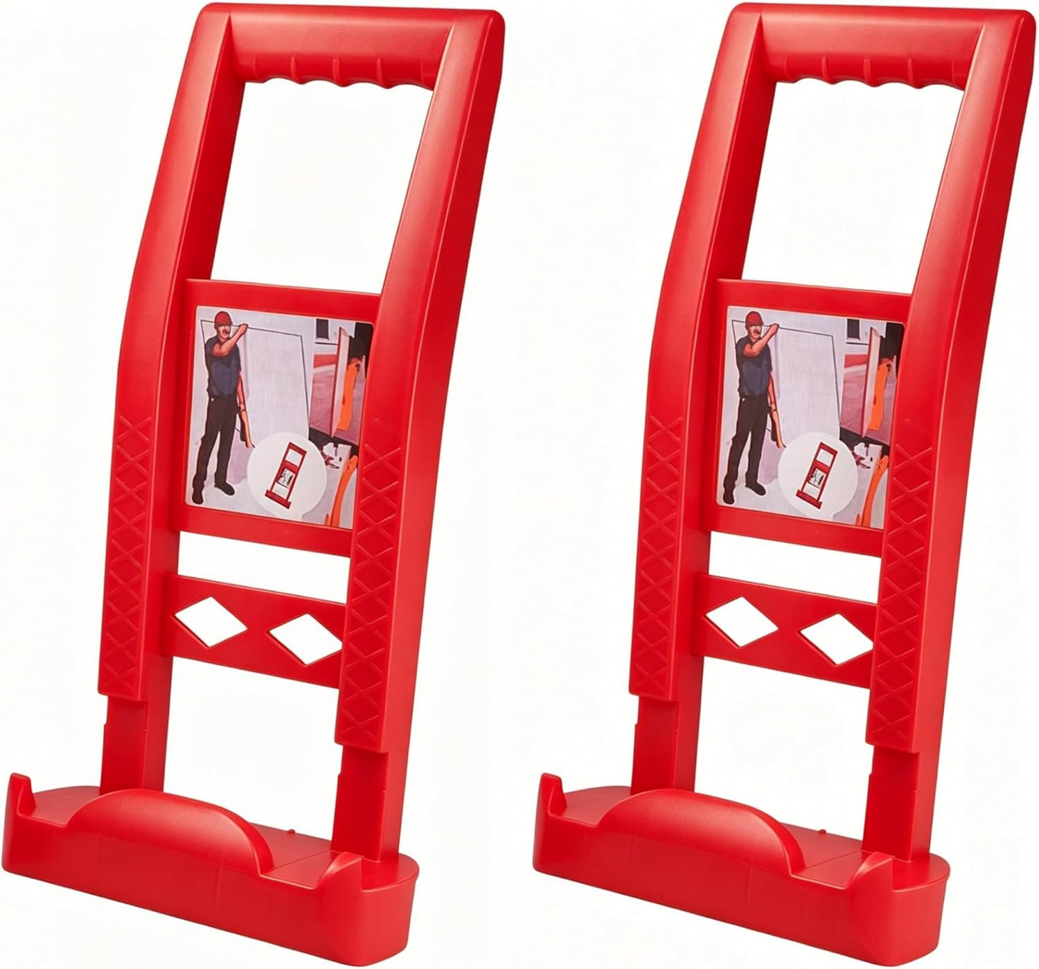 2 Pack Drywall Carrier Tool, 176Lbs Load Bearing Heavy Duty Panel Carrier, ABS P