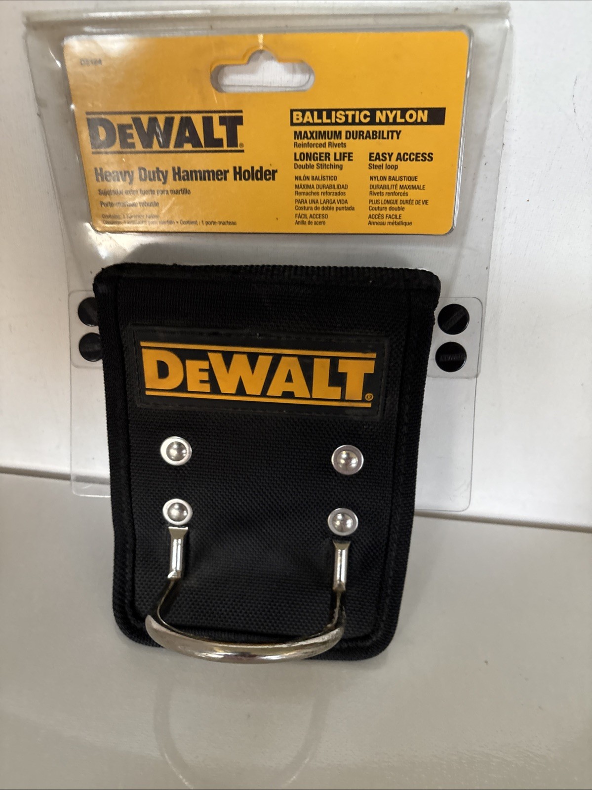 DeWALT D5124 Heavy Duty Hammer Holder BALLISTIC NYLON Brand New