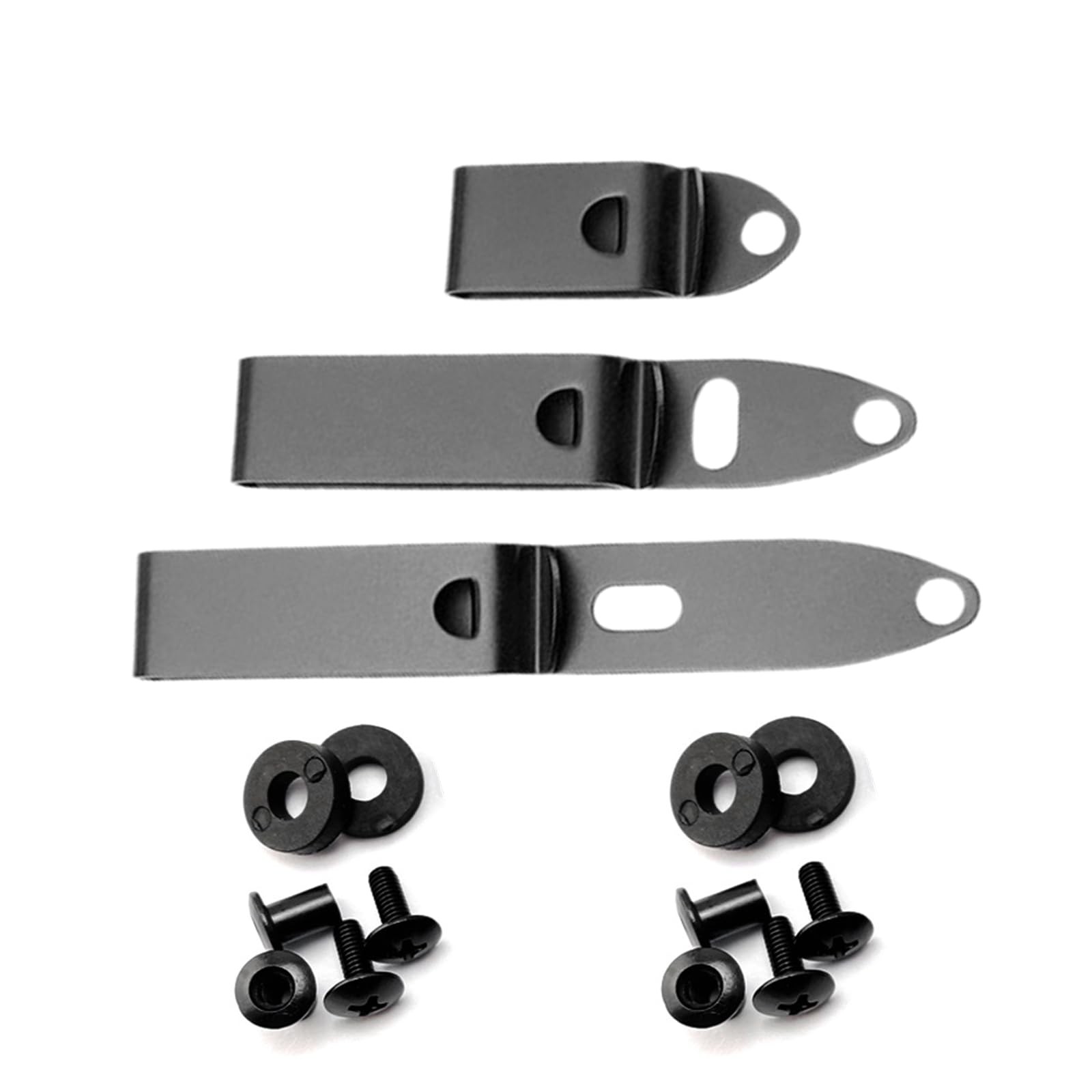 3 Set Knife Sheath Clip Sturdy Kydex Knife Belt Clip with Screws for Kydex Sh…