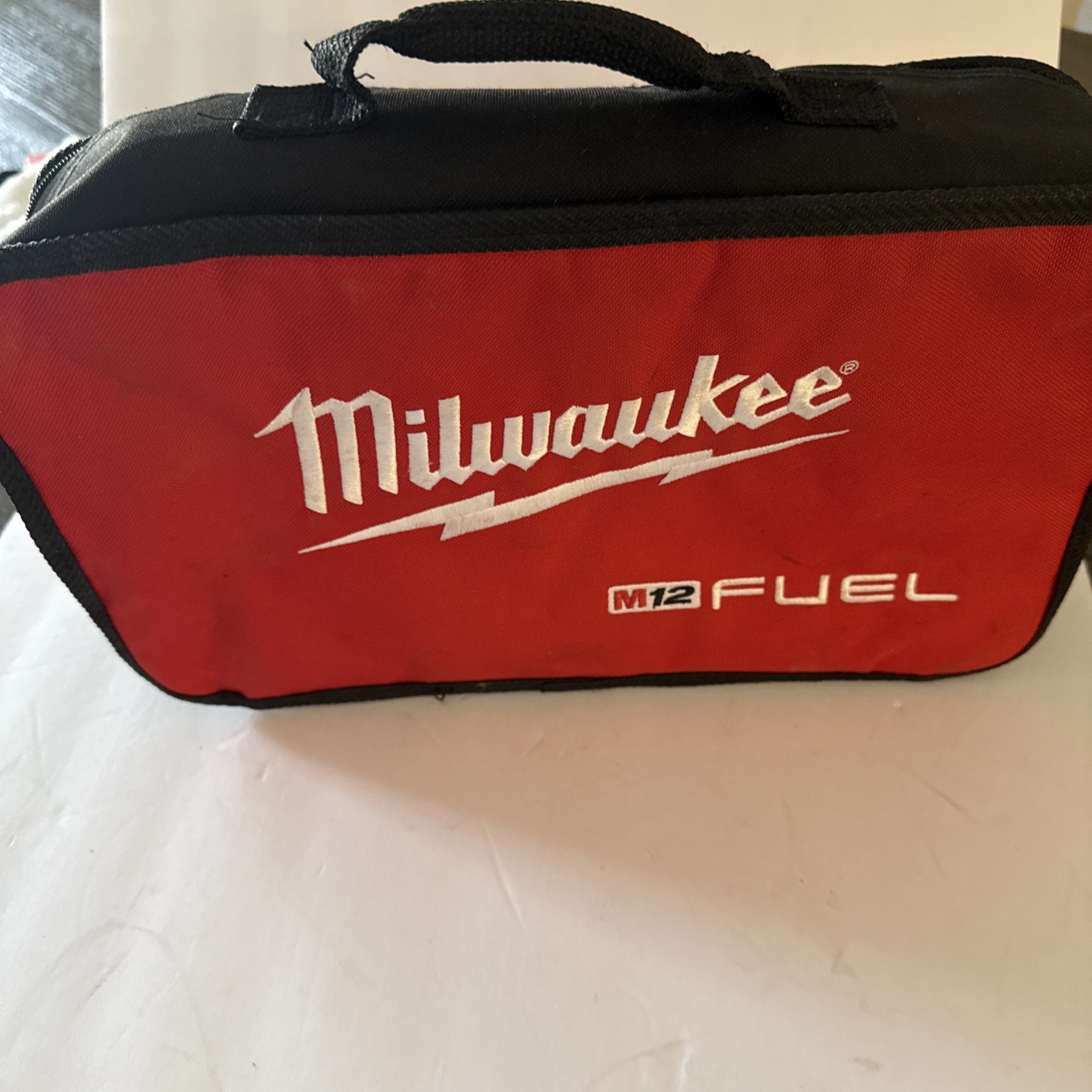 Milwaukee Soft Tool Bag – M12 Fuel Zip Case Red Size 12”L X 9” X 3.5”H