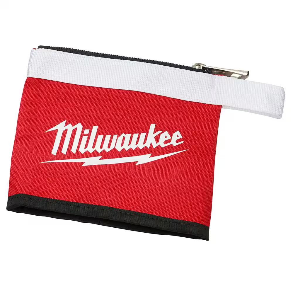 Milwaukee Tool Bags 3 Pack Zipper Pouches 14 8 6 in Red Durable Water Resistant