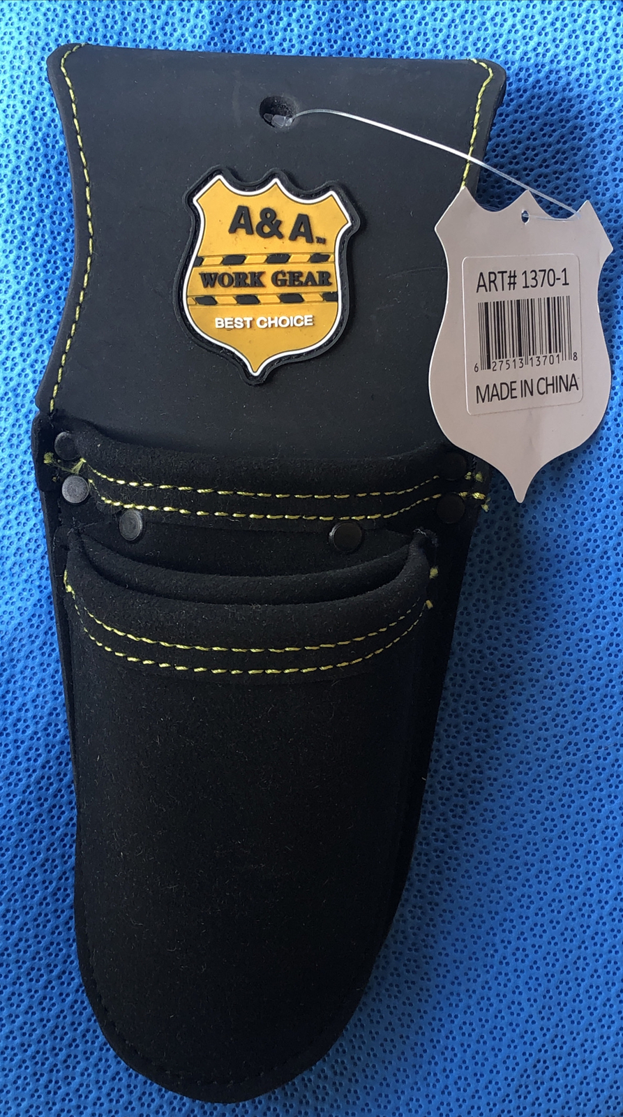 A & A Work Gear Tool Holder/Pouch w/ Belt Loop -10″ L x 4″ W Black ART# 1370-1
