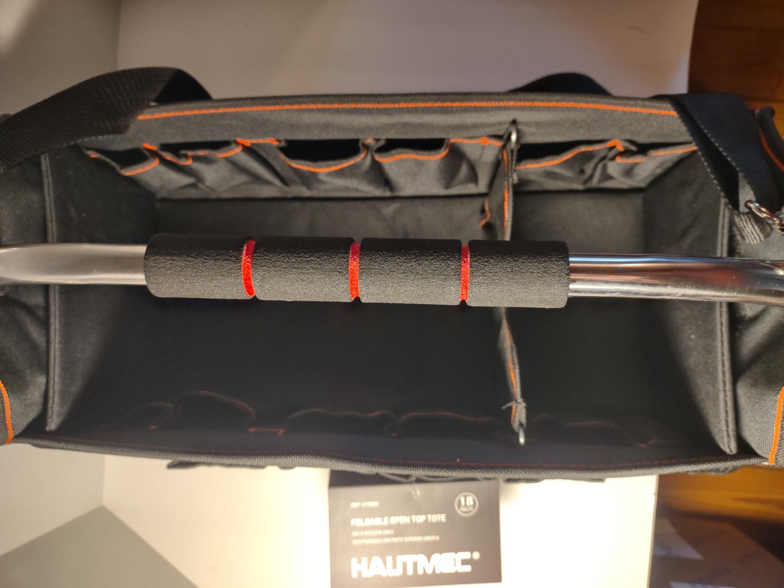 Hautmec 18 inch Open Top Folding Nylon Tool Bag – Unused with Tags