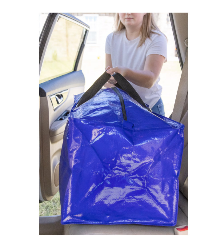Heavy Duty Moving and Packing Bags with Backpack Straps 35 lb Capacity 2pk