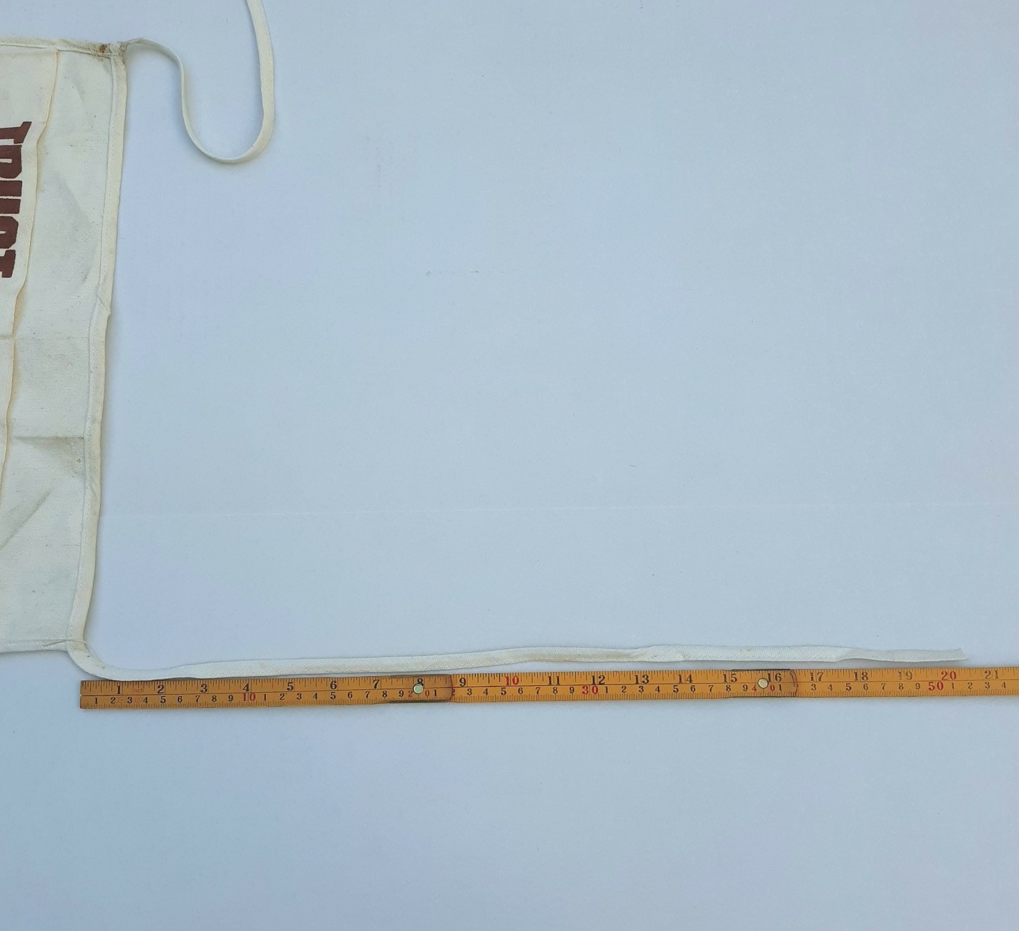 Vtg Lewisburg Ohio LOCK HARDWARE Trust Worthy Cloth Carpenter Waist Nail Pouch