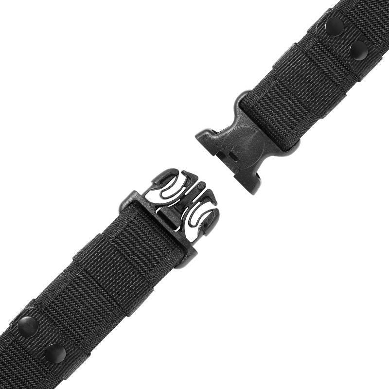 Unisex Nylon Military Tactical Waist Belt Quick Release Buckle Adjustable