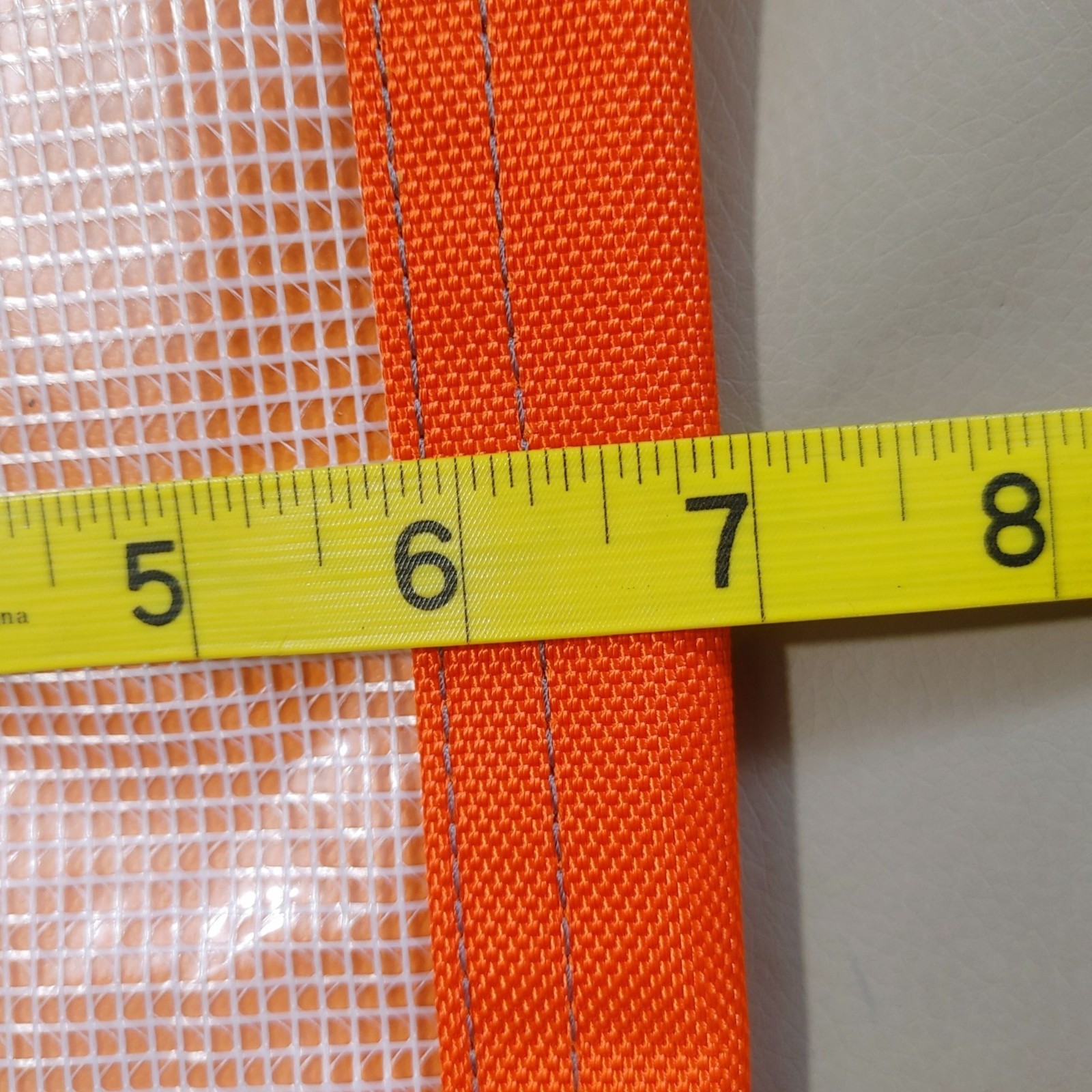 Welkinland Clear Mesh Tool Bags Heavy Duty Blue Orange Black Organize Storage