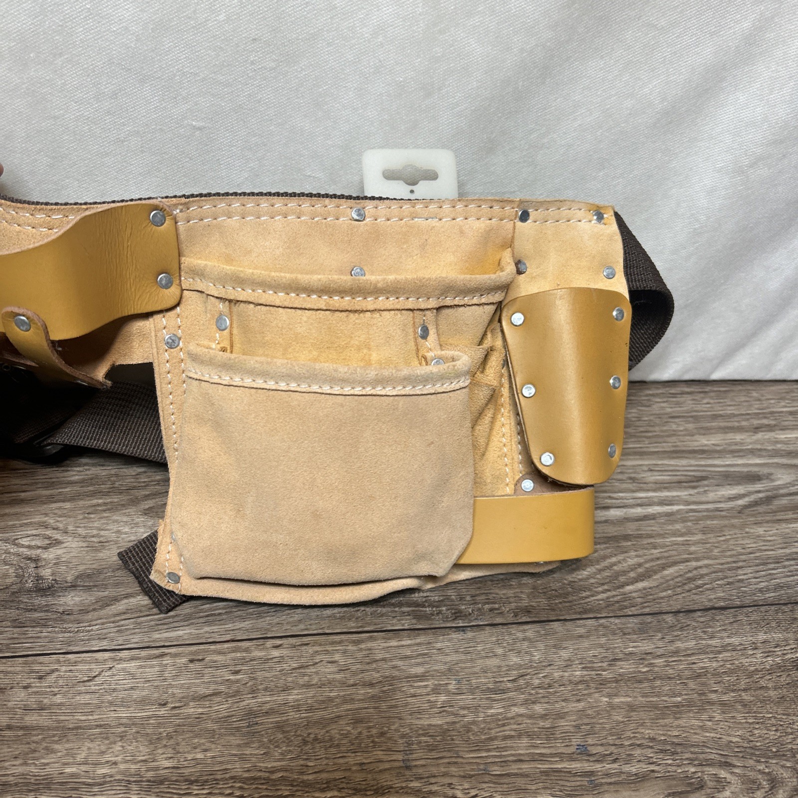 Voyager 10 Pocket Carpenter’s Tool Belt Split Leather 41313 Hammer Holder New