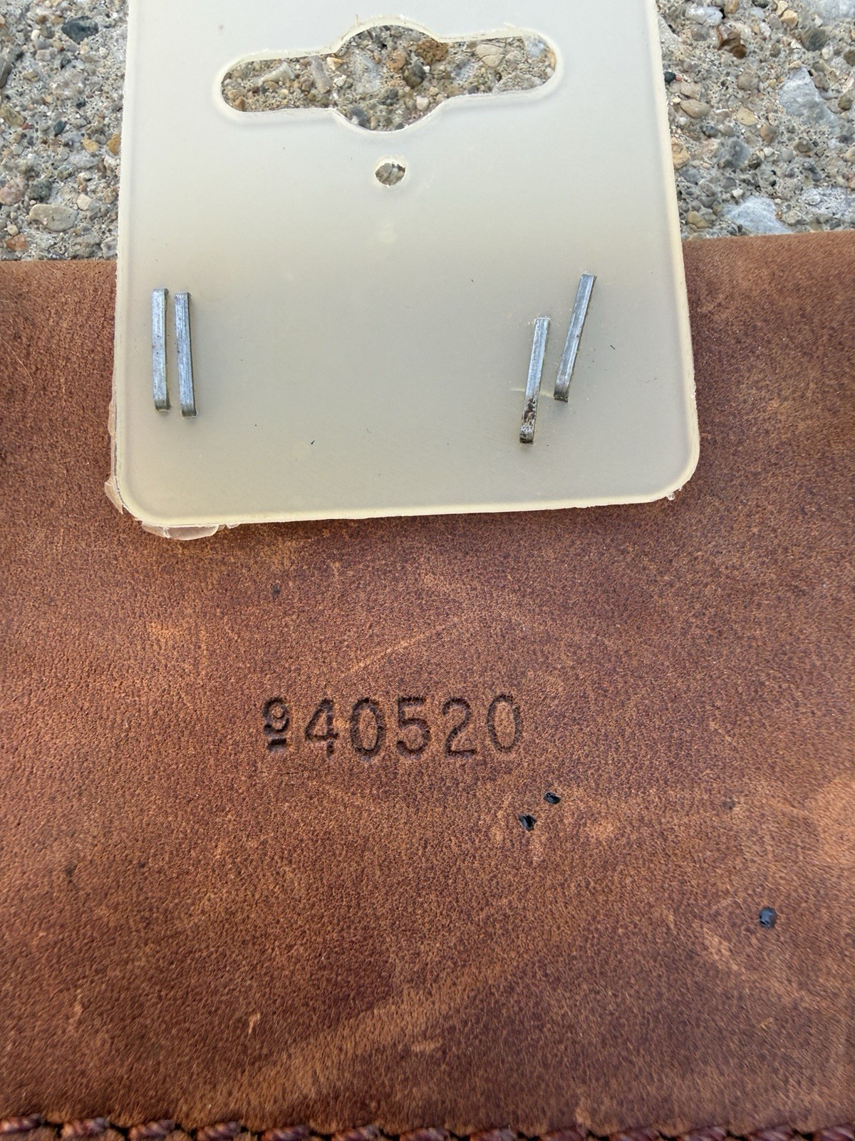 Craftsman 9-40520 Leather Tool Carpenter Pouch Brown Multiple Pockets No Belt