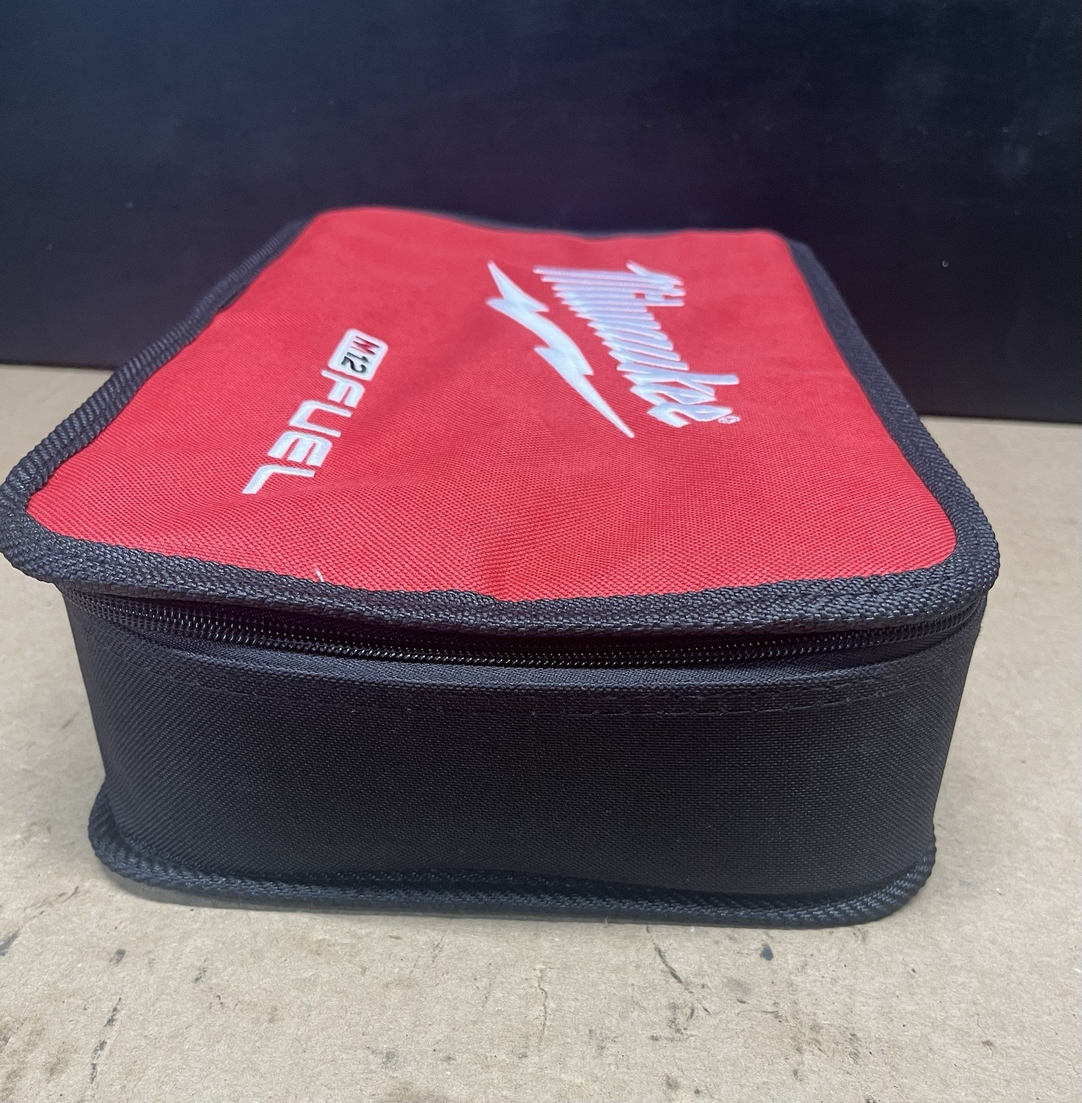 New Milwaukee Fuel M12 14” x 9” x 4” Heavy Duty Contractors Tool Bag W/ Charger