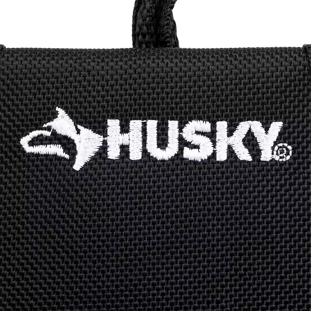 Husky Tool Belt Pouch 5 Pocket Heavy Duty 1680D Poly Black Utility Knife Holder