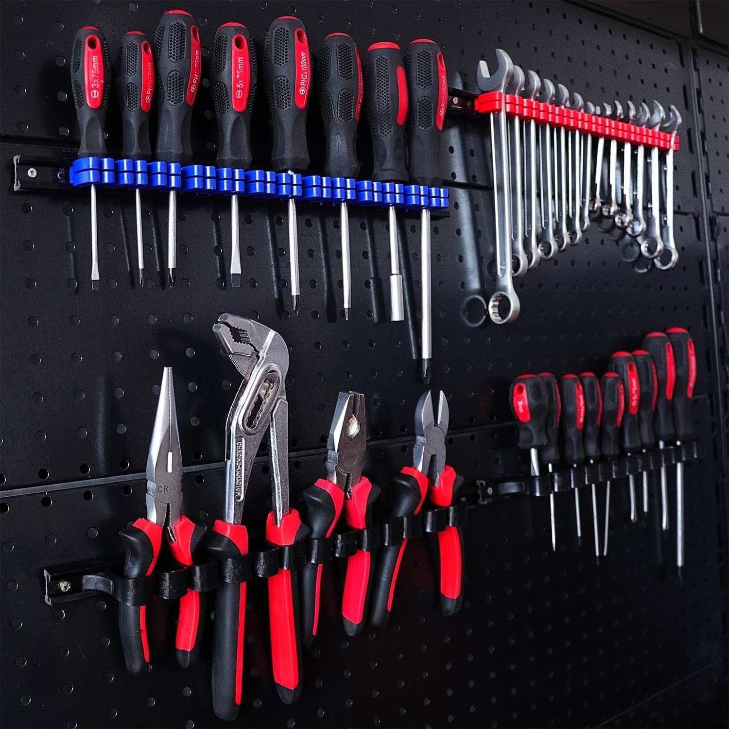 4 pcs Screwdriver Organizer and Wrench Organizer, Hand Tool Holder, Plastic R…