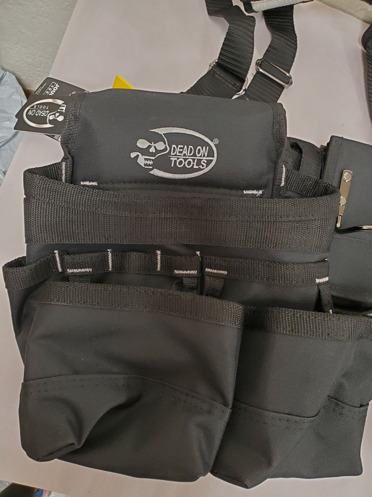 DEAD ON TOOLS Journeyman’s Framers Work Tool Belt with Suspenders (Model: DO-FR)