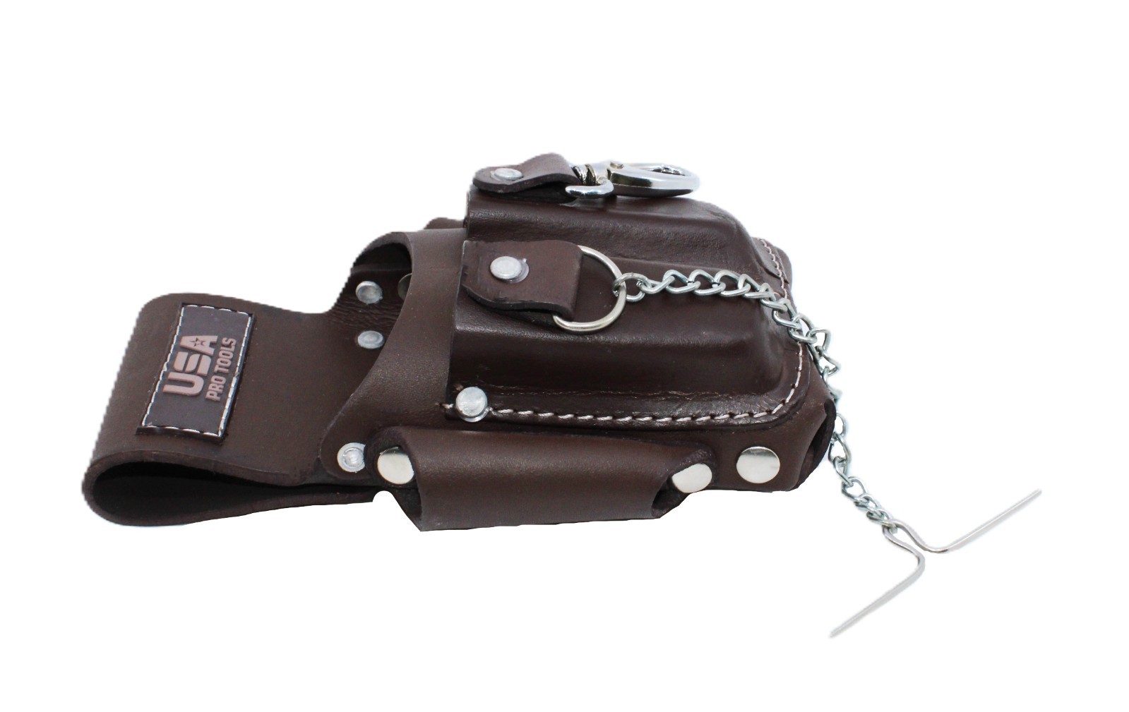 Mini Electrician Tool Pouch – USA Pro Tools Full Grain Leather Tool Holder