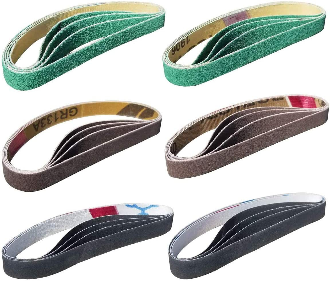 24 Pcs 1/2″ X 12″ Replacement Belt Kit for Work Sharp Original Knife & Tool Shar