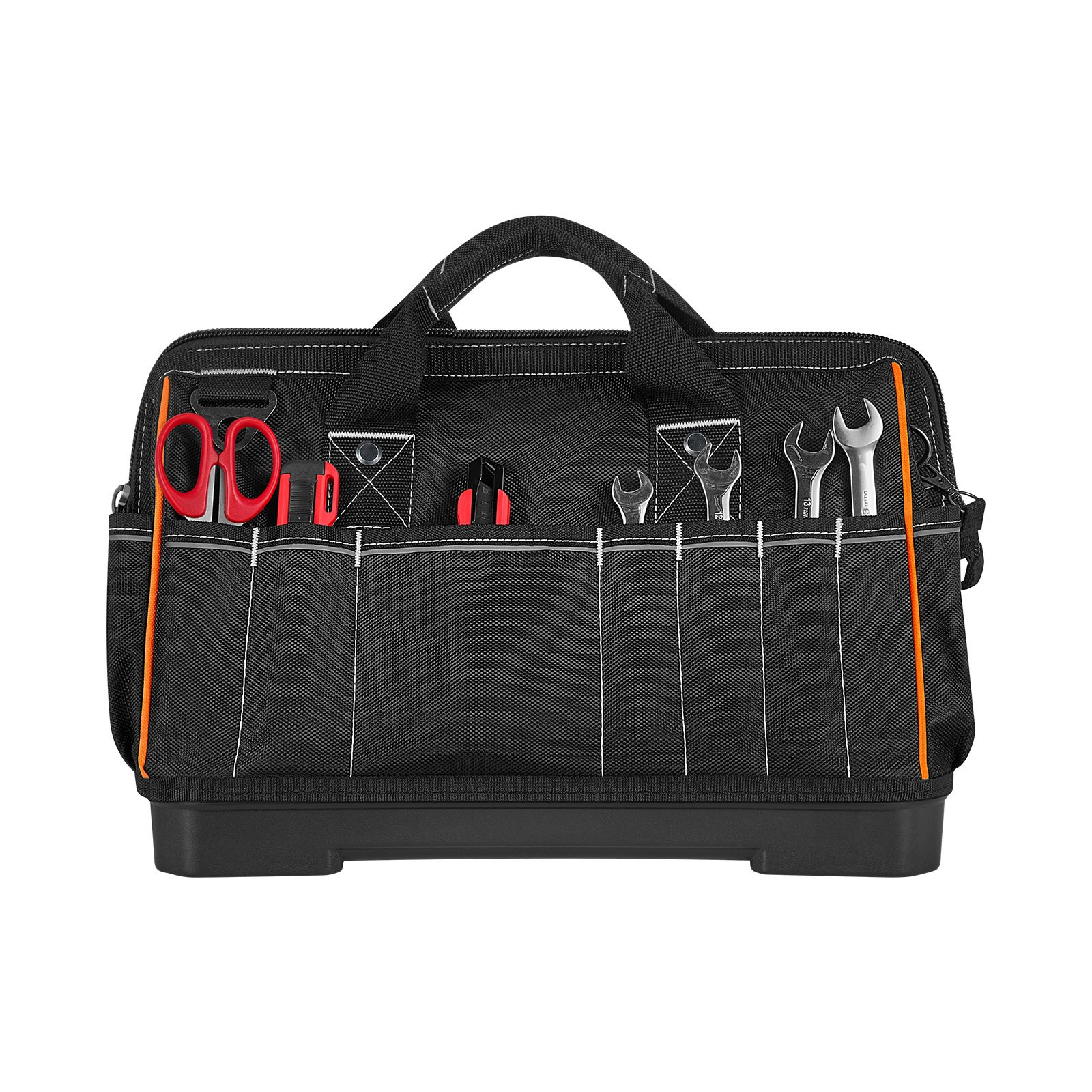 16.1″ Tool Bag 33 Pocket Toolbox Organizer w/ Water Resistant Base