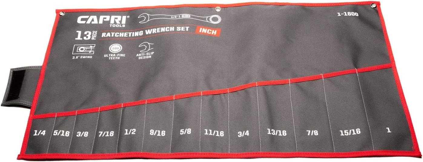 Heavy Duty Wrench Roll-Up Pouch with 13 Pockets – Secure Tool Storage